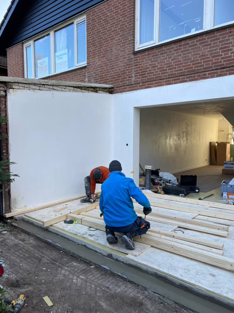 Aanbouw in bouw Rotterdam