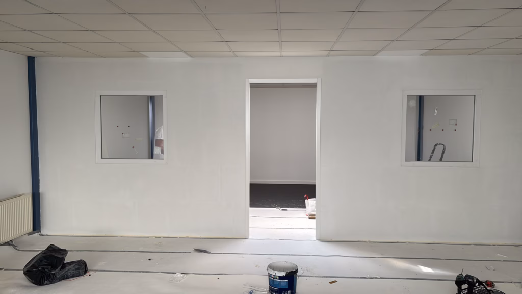 binnenwand plaatsen